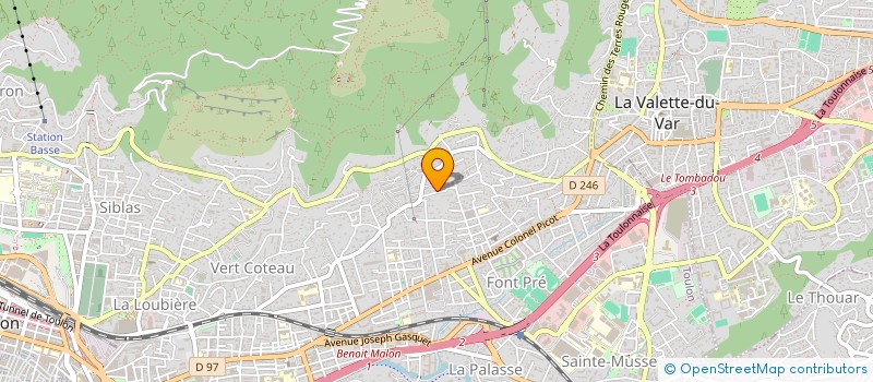 localisation de l'entreprise MONSIEUR HAYTEM TARCHOUN  TOULON