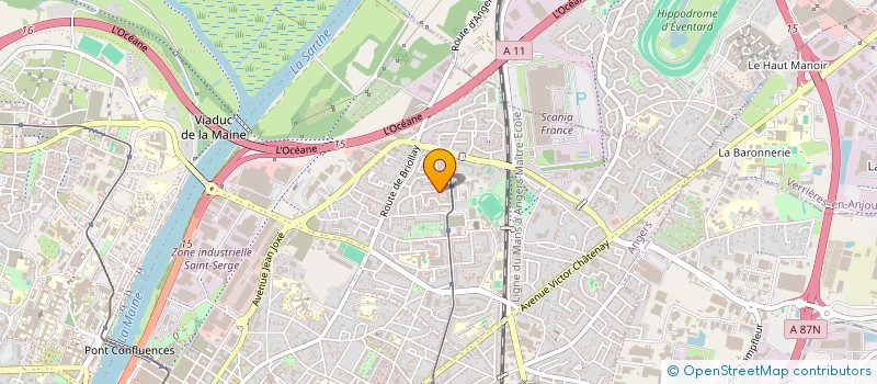 localisation de l'entreprise MONSIEUR HAYTHAM SALHI à ANGERS