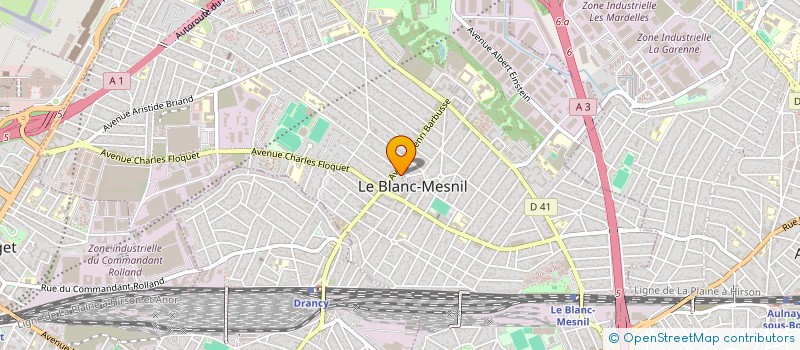 localisation de l'entreprise MONSIEUR HAYYAN TOYB à LE BLANC-MESNIL