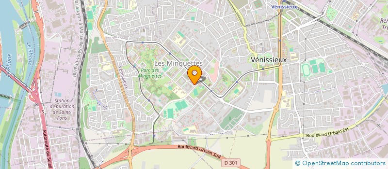 localisation de l'entreprise MONSIEUR HAYYANE MEHADDI  VENISSIEUX