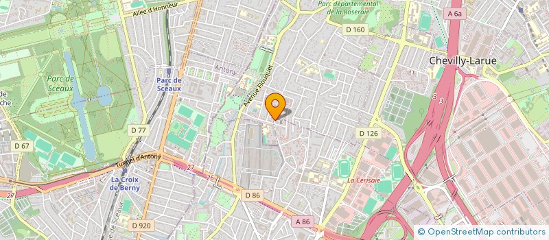 localisation de l'entreprise MONSIEUR HAZEM BERRAJAH  L'HAY-LES-ROSES