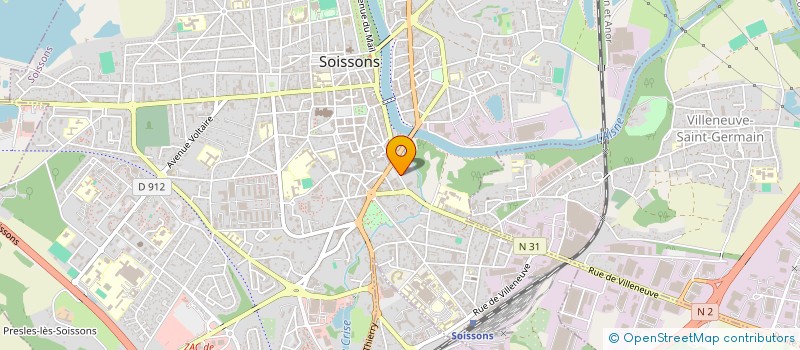 localisation de l'entreprise MONSIEUR HAZEM ETTAMAZI à SOISSONS