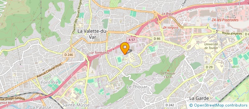 localisation de l'entreprise MONSIEUR HAZEM KHALAF à LA VALETTE-DU-VAR
