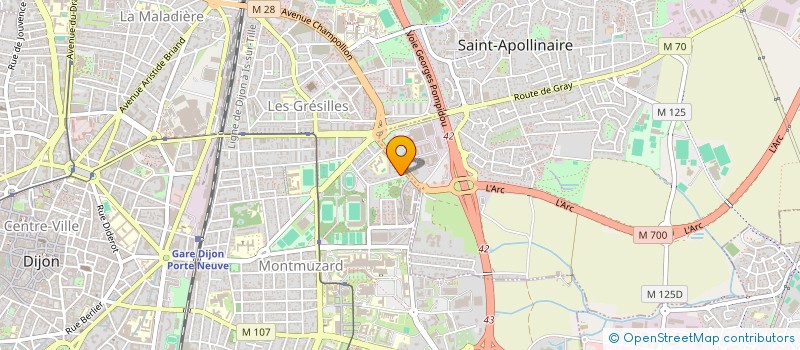 localisation de l'entreprise MONSIEUR HAZEM ZAZA  DIJON