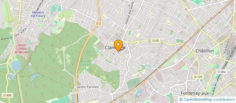 localisation de l'entreprise MONSIEUR HAZIM HASSANE  CLAMART
