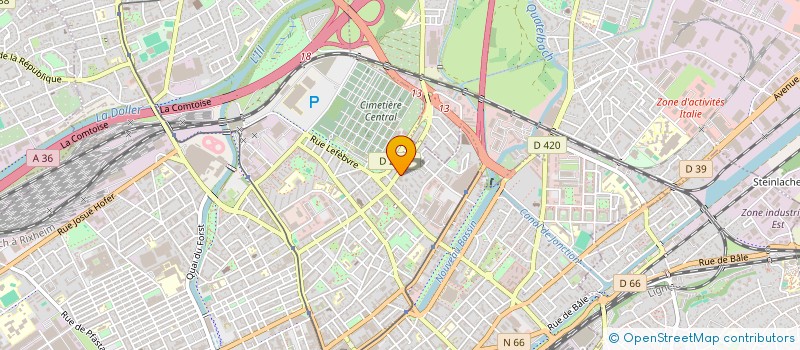 localisation de l'entreprise MONSIEUR HAZRAT ABDUL RAHIMZAI  MULHOUSE