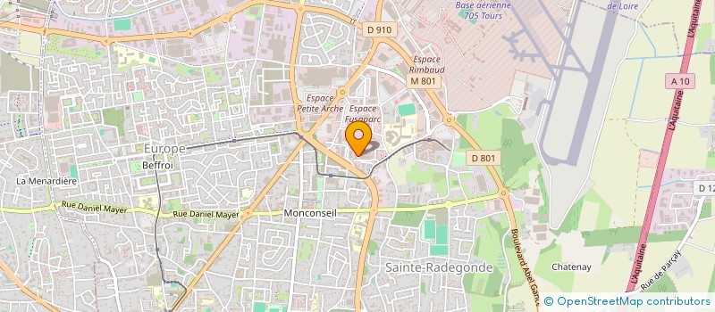 localisation de l'entreprise MONSIEUR HAZRAT MOUSSAZAI  TOURS