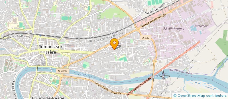 localisation de l'entreprise MONSIEUR HAZRAT NIAZI  ROMANS-SUR-ISERE