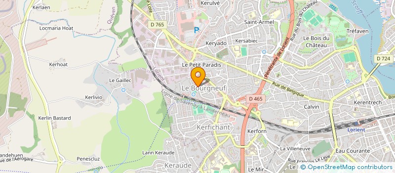 localisation de l'entreprise MONSIEUR HAZRAT OMAR ARAB  LORIENT