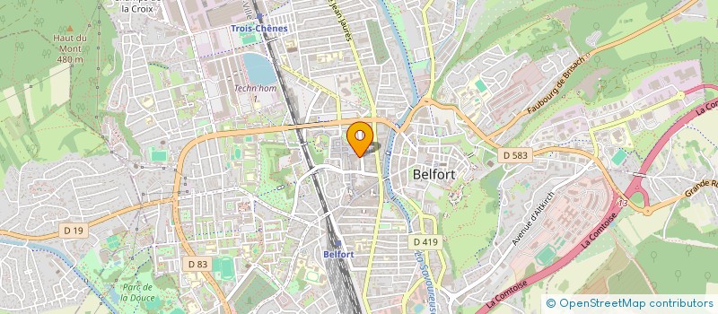 localisation de l'entreprise MONSIEUR HAZRAT TAJIK  BELFORT