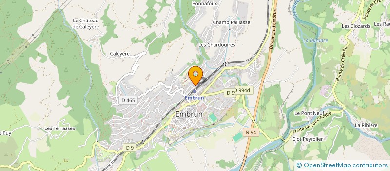 localisation de l'entreprise MONSIEUR HAZRAT WAZIRI  EMBRUN