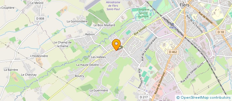 localisation de l'entreprise MONSIEUR HAZRATUMAR DORANI à FLERS