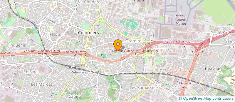 localisation de l'entreprise MONSIEUR HAZRATWALI SHINWARI à COLOMIERS