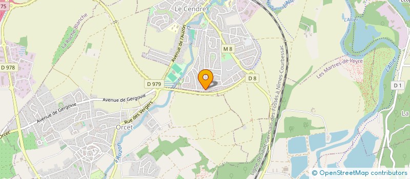 localisation de l'entreprise MONSIEUR HAZZEDIN TAOUI  LE CENDRE