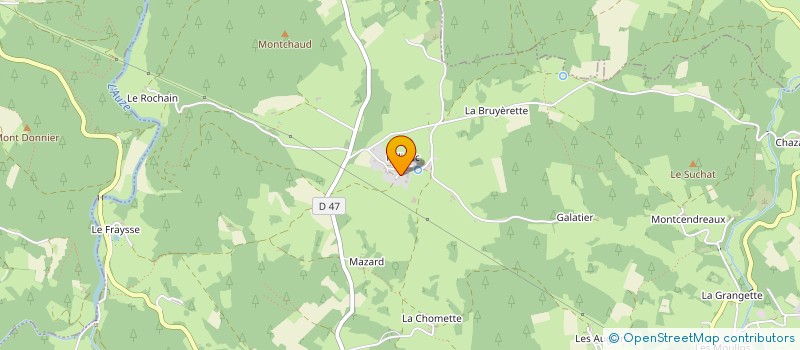 localisation de l'entreprise MONSIEUR HEBERT AULAGNIER à ARAULES