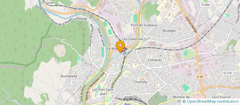 localisation de l'entreprise MONSIEUR HEBRI MALKI  ALES