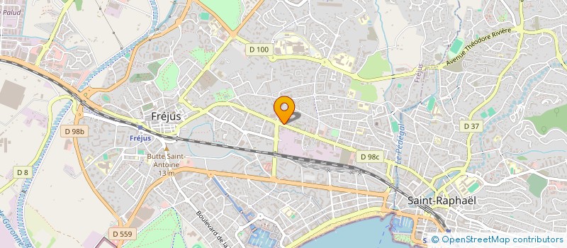 localisation de l'entreprise MONSIEUR HECHAM MADOUN à FREJUS