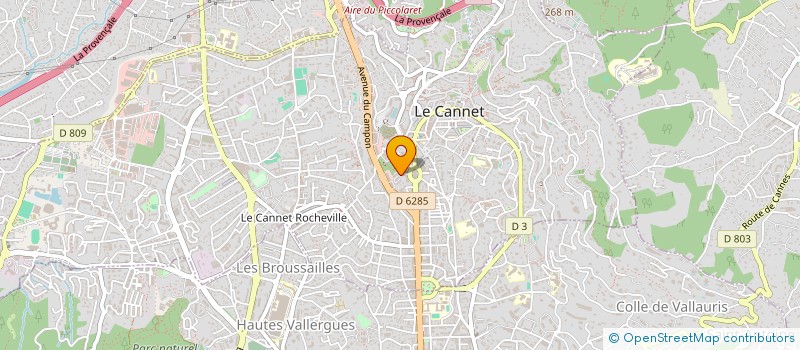localisation de l'entreprise MONSIEUR HECHMI HAMMAMI à LE CANNET