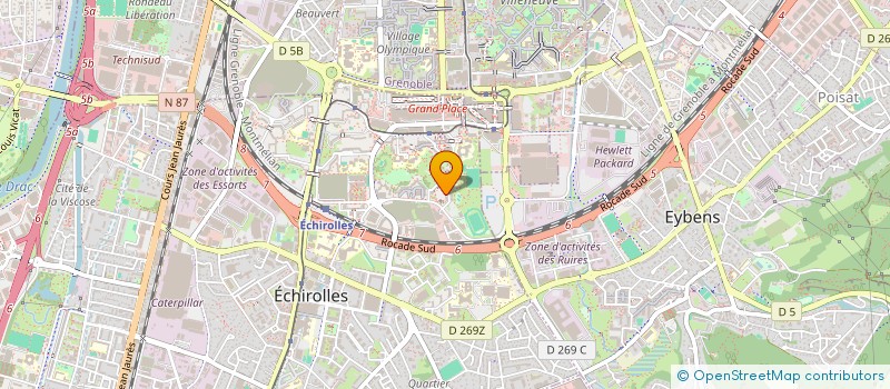 localisation de l'entreprise MONSIEUR HECINE RAHMOUNI  ECHIROLLES