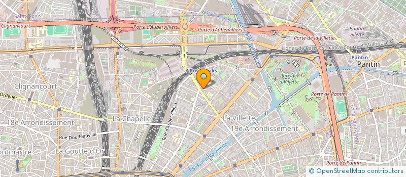 localisation de l'entreprise MONSIEUR HECTOR CAILLAUD  PARIS