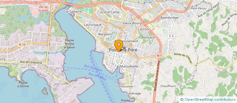 localisation de l'entreprise MONSIEUR HECTOR CESAR GARCIA  POINTE A PITRE