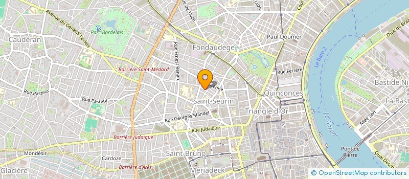 localisation de l'entreprise MONSIEUR HECTOR CHARRETON  BORDEAUX