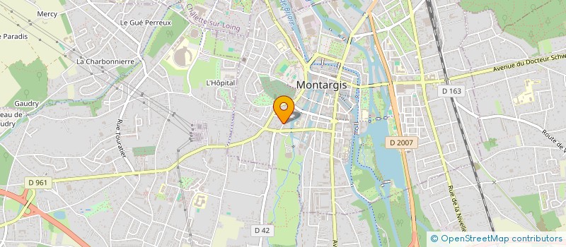 localisation de l'entreprise MONSIEUR HECTOR DRAWIN à MONTARGIS