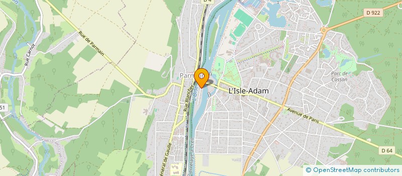 localisation de l'entreprise MONSIEUR HECTOR DUDOUIT  L'ISLE-ADAM