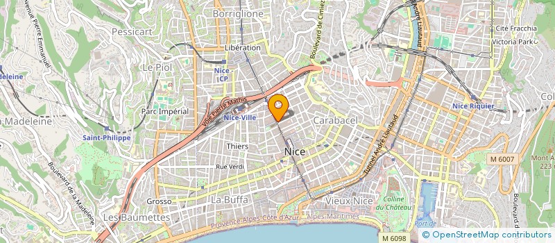 localisation de l'entreprise MONSIEUR HECTOR FERREIRA DE CASTRO à NICE