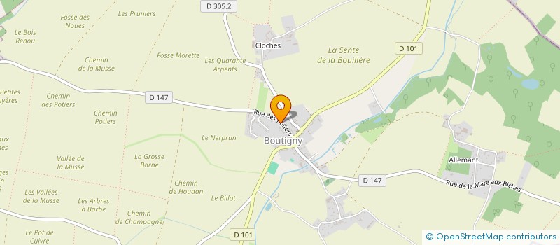 localisation de l'entreprise MONSIEUR HECTOR JARA à BOUTIGNY-PROUAIS