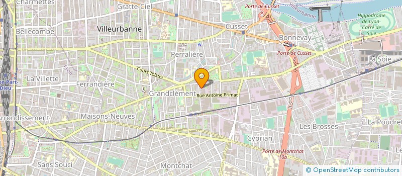 localisation de l'entreprise MONSIEUR HECTOR KINIMO  VILLEURBANNE