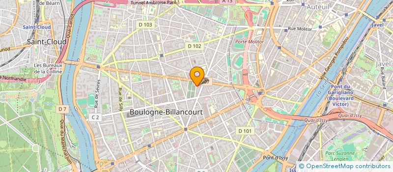 localisation de l'entreprise MONSIEUR HECTOR MENA CARRASCO à BOULOGNE-BILLANCOURT