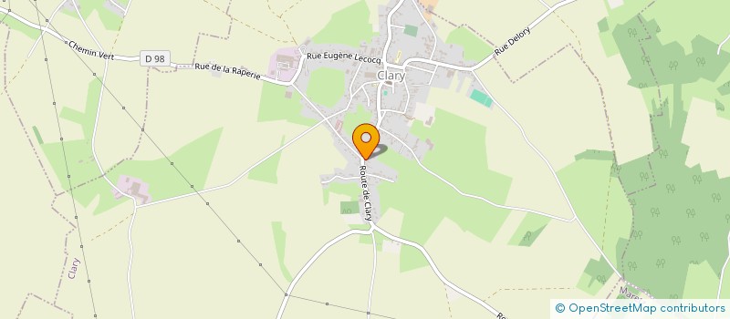 localisation de l'entreprise MONSIEUR HECTOR RAMETTE  CLARY