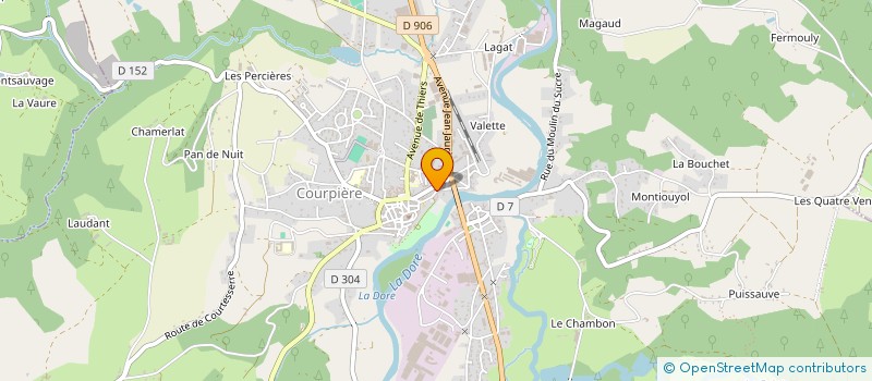 localisation de l'entreprise MONSIEUR HECTOR ROCHER à COURPIERE