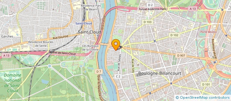 localisation de l'entreprise MONSIEUR HECTOR VIZZAVONA à BOULOGNE-BILLANCOURT