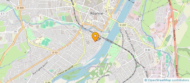 localisation de l'entreprise MONSIEUR HEDDY AOUNCHATTI  ROANNE