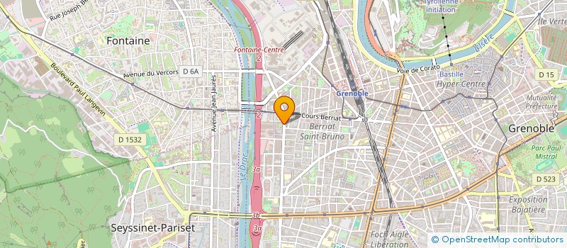 localisation de l'entreprise MONSIEUR HEDHLI MOEZZ  GRENOBLE