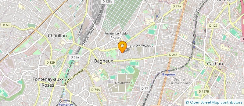 localisation de l'entreprise MONSIEUR HEDI ASSADI à BAGNEUX