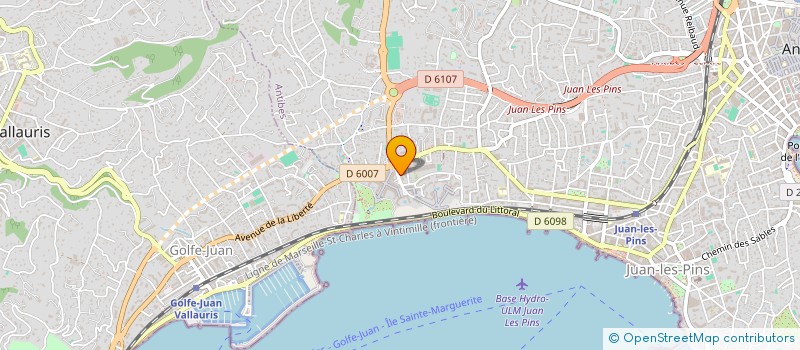 localisation de l'entreprise MONSIEUR HEDI BAHAFID  ANTIBES