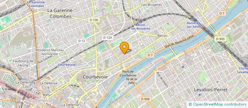localisation de l'entreprise MONSIEUR HEDI BARTAGUIZ à COURBEVOIE