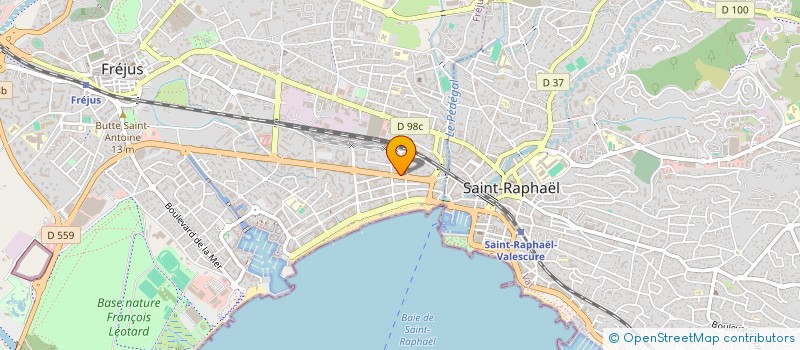 localisation de l'entreprise MONSIEUR HEDI BAYA à FREJUS