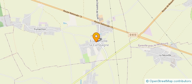 localisation de l'entreprise MONSIEUR HEDI BECHA  ECARDENVILLE-LA-CAMPAGNE