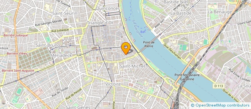 localisation de l'entreprise MONSIEUR HEDI BOUILLAUD  BORDEAUX