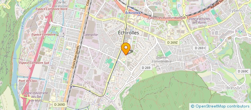 localisation de l'entreprise MONSIEUR HEDI BOUKRAYAA à ECHIROLLES