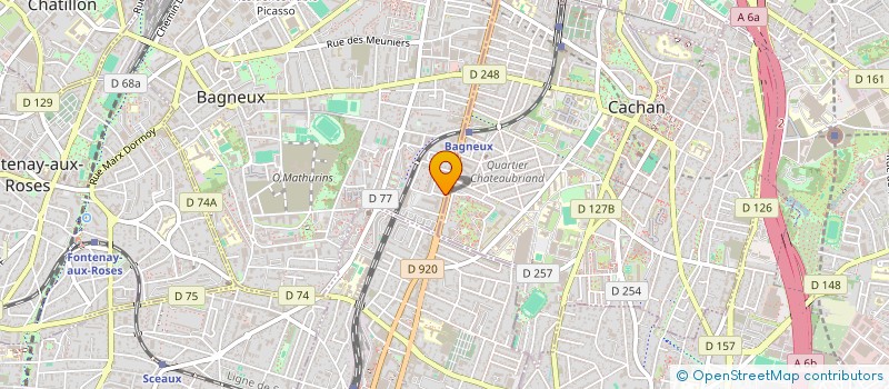 localisation de l'entreprise MONSIEUR HEDI BOUZARKOUNA  BAGNEUX