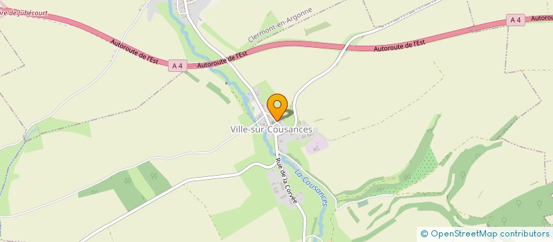 localisation de l'entreprise MONSIEUR HEDI DJEBALI-FLEGNY à VILLE-SUR-COUSANCES