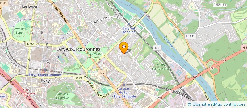 localisation de l'entreprise MONSIEUR HEDI EL GAOUZI  EVRY-COURCOURONNES