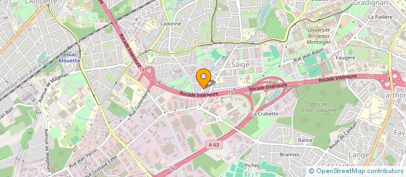 localisation de l'entreprise MONSIEUR HEDI ESSEGHIR  PESSAC