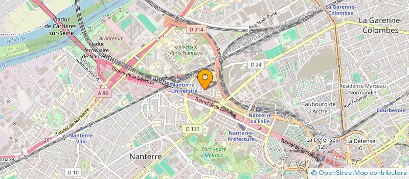 localisation de l'entreprise MONSIEUR HEDI FADHEL  NANTERRE