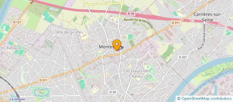 localisation de l'entreprise MONSIEUR HEDI GHARBI à MONTESSON